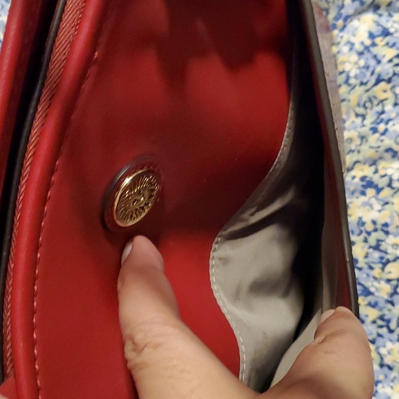 Anne Klein Red Small Tote🎉🎉HP🎉🎉 - Picture 8 of 15